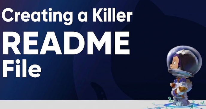 Illustration promoting the creation of an effective README file